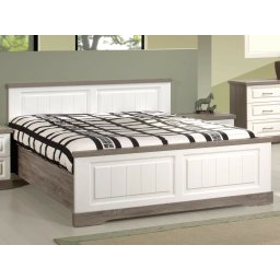 Bed IVANA 180x200 cm truffel/porselein