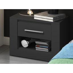 Nachtkastje ARTI 1 lade zwart