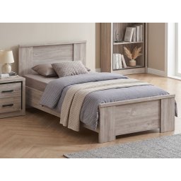 Bed ELZA 90x200 cm grijze eik