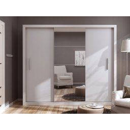 Kast IDOLE 3 schuifdeuren mat wit