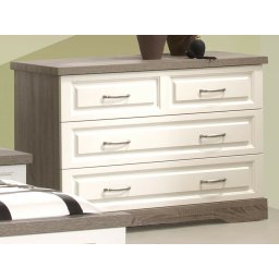 Commode IVANA 3 lades truffel/porselein