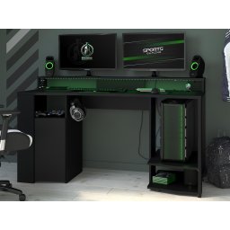 Bureau GAMER 152 cm zwart