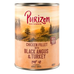 24x400g Purizon Adult Hondenvoer - Diverse Smaken