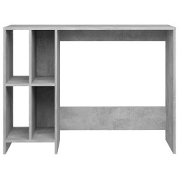 vidaXL Bureau 102,5x35x75 cm bewerkt hout betongrijs