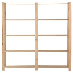 vidaXL Opbergrek 5-laags 170x28,5x170 cm massief grenenhout