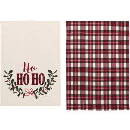 LeGer Home by Lena Gercke Theedoek Sanjana met kerstmotief (set, 6-delig)