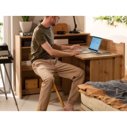 Uitklapbaar bureau CONCEPTION PRO artisan eik rechts