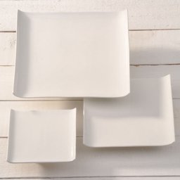 witte vierkante schaal 190x190