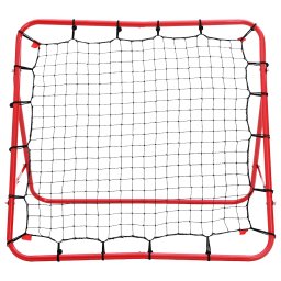 vidaXL Voetbal kickback rebounder verstelbaar 100x100 cm