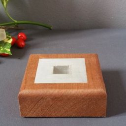 houten tafelkaarsen standaard enkel