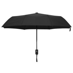vidaXL Paraplu automatisch inklapbaar 95 cm zwart