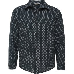 Mexx - -maat 110 - Jongens Overhemd-Blauw print