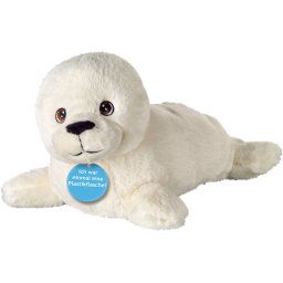 Heinrich Bauer Knuffelbeest Eco-Line, zeehond grijs van gerecycled materiaal