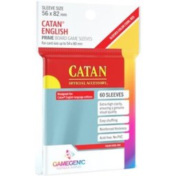 Sleeves Prime Catan-Sized 56x82mm (60 stuks)