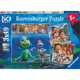 Disney Pixar Luca's Avonturen Puzzel (3x49 stukjes)