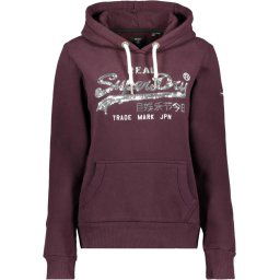 Superdry Dames Trui Vl Boho Sparkle Hood - Maat S