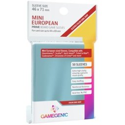 Sleeves Prime Mini European-Sized 46x71mm (50 stuks)