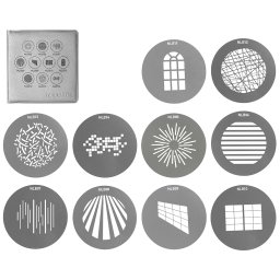 Nanlite BM Mount Projection Attachment Gobo Set 1 (10pcs)