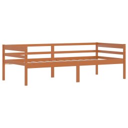 vidaXL Bedframe massief grenenhout honingbruin 90x200 cm