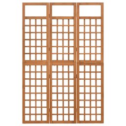 vidaXL Kamerscherm/trellis met 3 panelen 121x180,5 cm vurenhout
