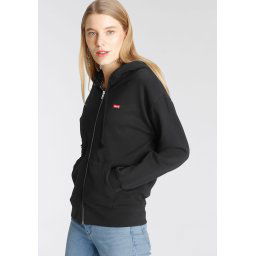 Levi's® Sweatvest Standard Zip Hoodie met logo op borsthoogte