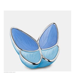 Kleine LoveUrns Butterfly Urn Blauw (0.4 liter)