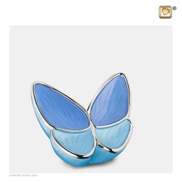 Mini LoveUrns Butterfly Urn Blauw (0.05 liter)
