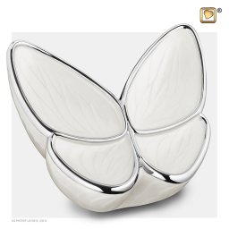 Grote LoveUrns Butterfly Urn Wit (3.6 liter)