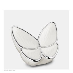 Kleine LoveUrns Butterfly Urn Wit (0.4 liter)