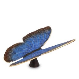 Mini Urn Vlinder Blauw, 18 cm (0.01 liter)