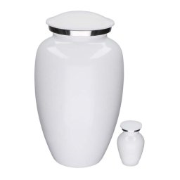 Elegance Urnen Voordeelset Glimmend Wit (3.6 liter)