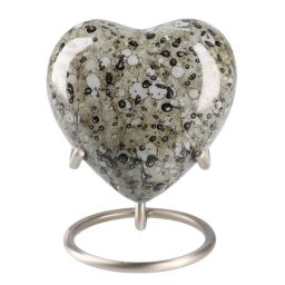 Elegance Hart Urn Stained Marble, inclusief Standaard (0.1 liter)