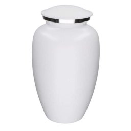 Grote Elegance Urn Matwit Marmer (3.5 liter)