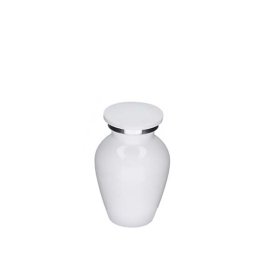 Elegance Mini Urn Glimmend Wit (0.1 liter)