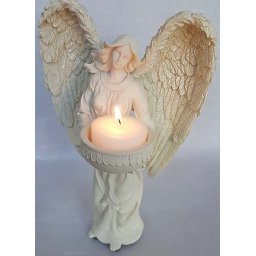 Staande Mini Kaarshouder Engel Urn (0.11 liter)