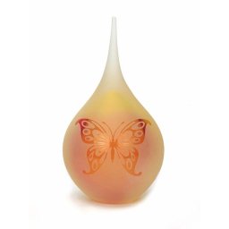 Medium Traan Urn Vlinder Frosted Rose-Goud (0.28 liter)