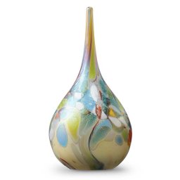 Kristalglazen Mini Traan Urn Elan Flowerfield (0.1 liter)