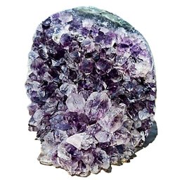 Knuffelkei Urntje, Amethist Sculptuur Large, met Asholte (0.01 liter)