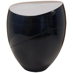 Jazz Design Urn, Grijs Deksel met Veer (3.5 liter)