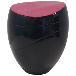 Jazz Design Urn, Paars Deksel met Veer (3.5 liter)