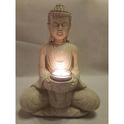 Amithaba Boeddha Dierenurn met Waxinelichthouder (1.2 liter)