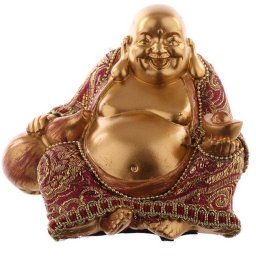 Beklede Happy Boeddha Dieren Urn Shiny Gold (0.15 liter)