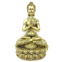 Tibetaanse Meditatie Boeddha Dieren Urn Goud (1.5 liter)