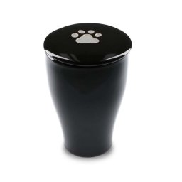 Kleine Budget Dieren Urn Zwart (0.5 liter)