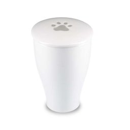 Kleine Budget Dieren Urn Wit (0.5 liter)