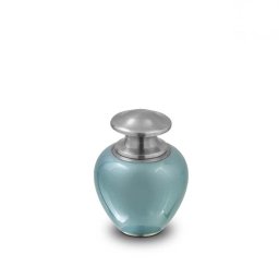 Satori Ocean Blue Mini Dierenurn (0.1 liter)