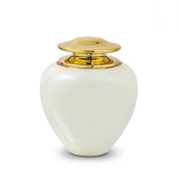 Grote Satori Pearl White Dierenurn (3.2 liter)