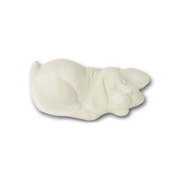 Meerkleurige Mini Dierenurn Slapend Hondje (0.11 liter)