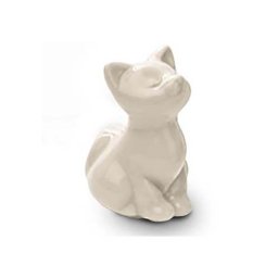 Meerkleurige Mini Dieren Urn Zittend Katje (0.11 liter)