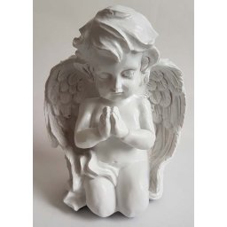Kleine Witte Engel Dierenurn Biddende Cherubijn (0.3 liter)